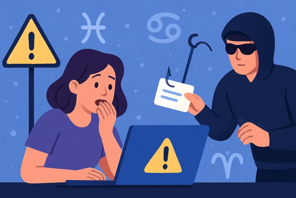 Cuidado! 3 signos (Peixes, Câncer e Áries) que caem fácil em golpes nas redes sociais — saiba por quê