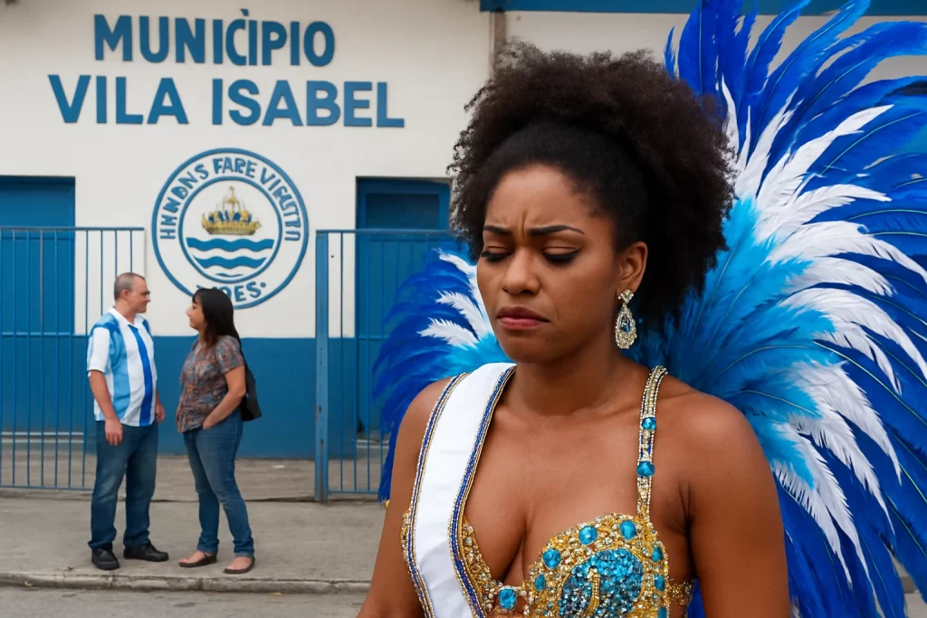 Rayane Figliuzzi é afastada do posto de musa da Vila Isabel por faltas; escola reforça combate ao racismo