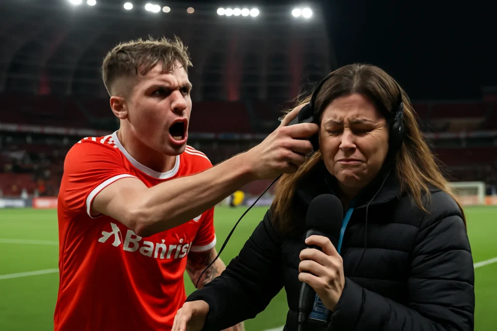 Ataques a jornalistas no fim do Brasileirão: Nani Chemello diz que Bernabei arrancou fone e gritou ‘fala agora, fala agora’